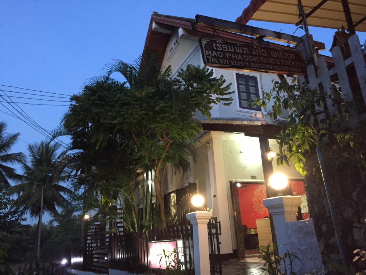 Mao Phasok Riverside Guesthouse Luang Prabang Dış mekan fotoğraf